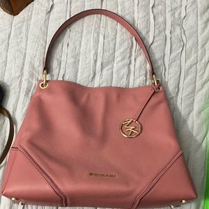 Michael Kors one strap pink satchel